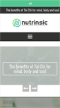 Mobile Screenshot of nutrinsic.com